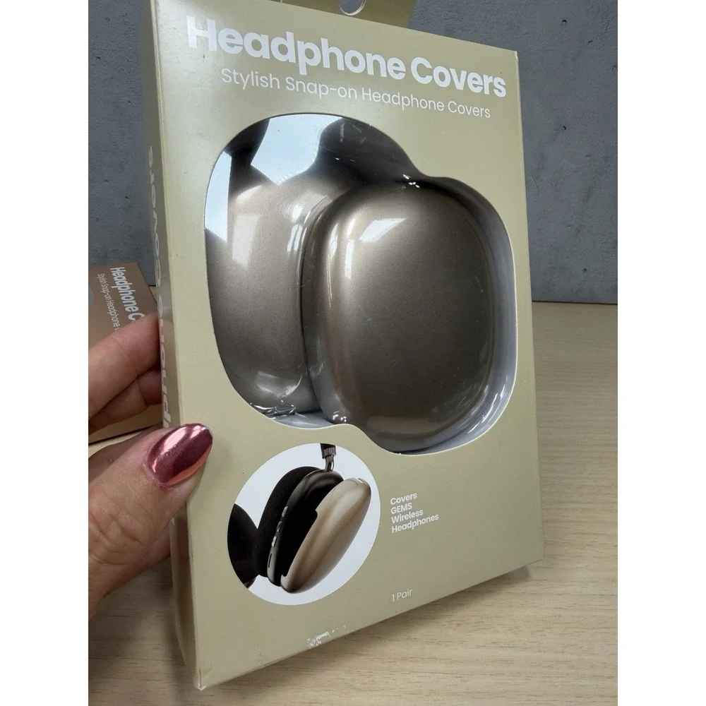 GEMS Wireless Over-Ear Headphone Covers Taupe